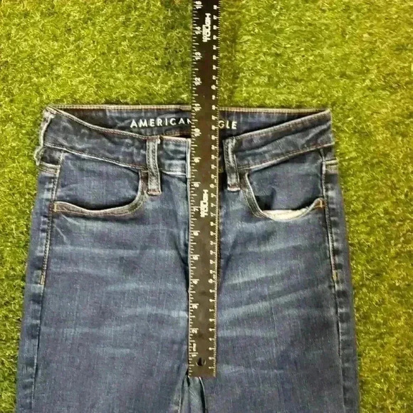 American Eagle Super High-rise Jegging Next Level Stretch Womens Sz 2 - Picture 9 of 10